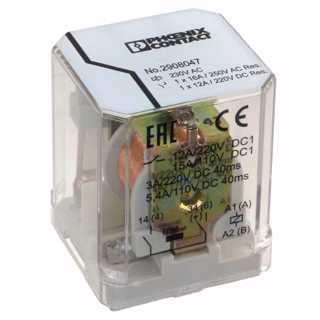 2908047 Phoenix Contact  Power Relays Over 2 Amps